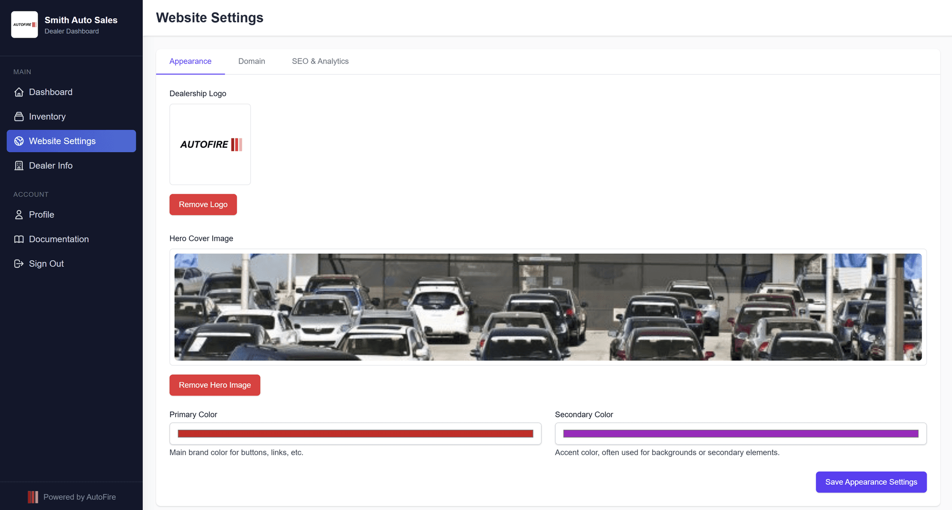 Website Customization