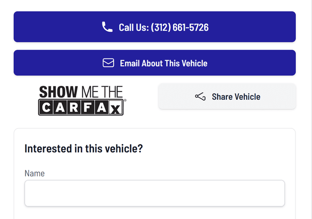 CARFAX Integration