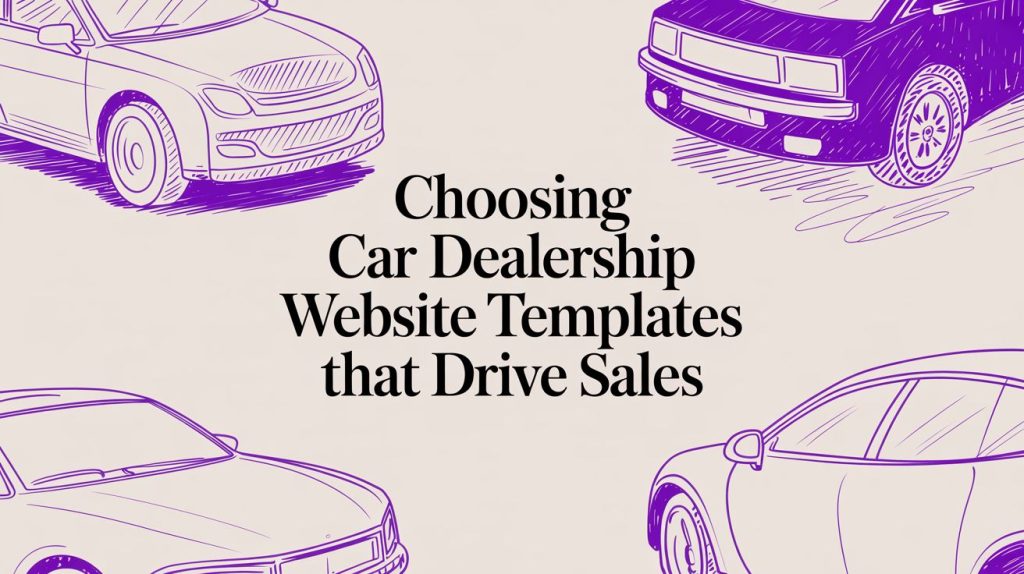Choosing Car Dealership Website Templates That Drive Sales