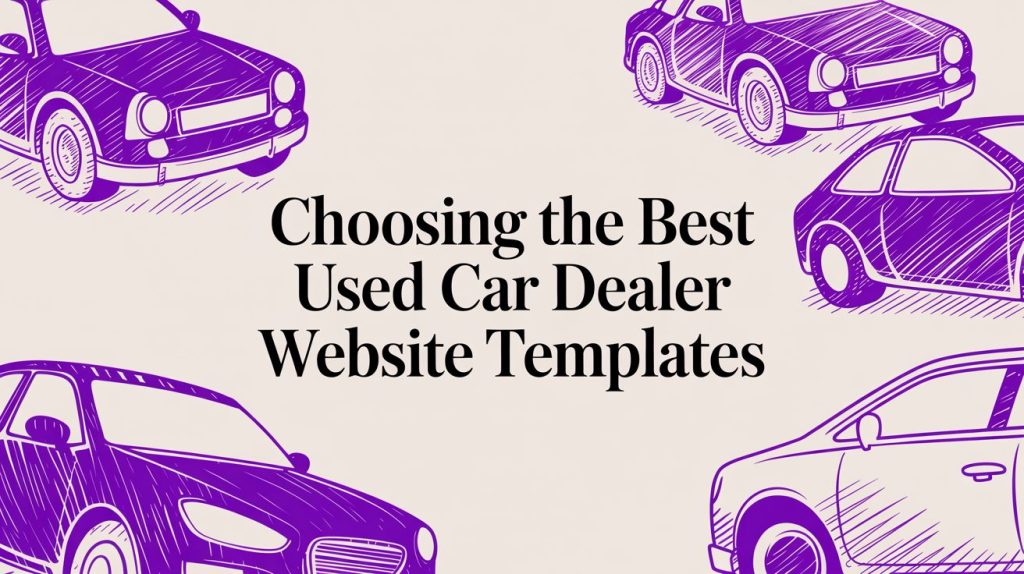 Choosing the Best Used Car Dealer Website Templates